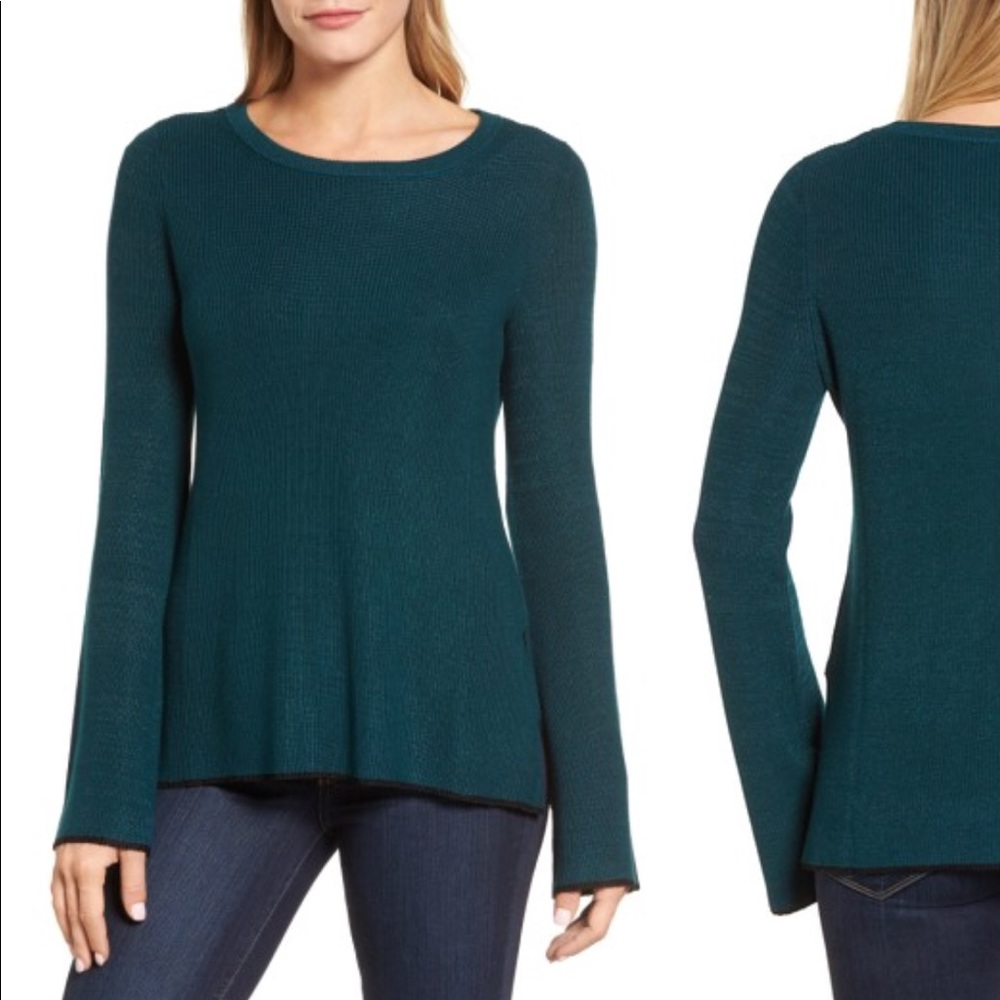 Vince Camuto bell sleeve sweater XSP